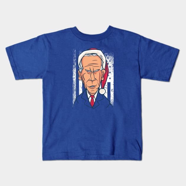 Christmas Biden Kids T-Shirt by Safdesignx